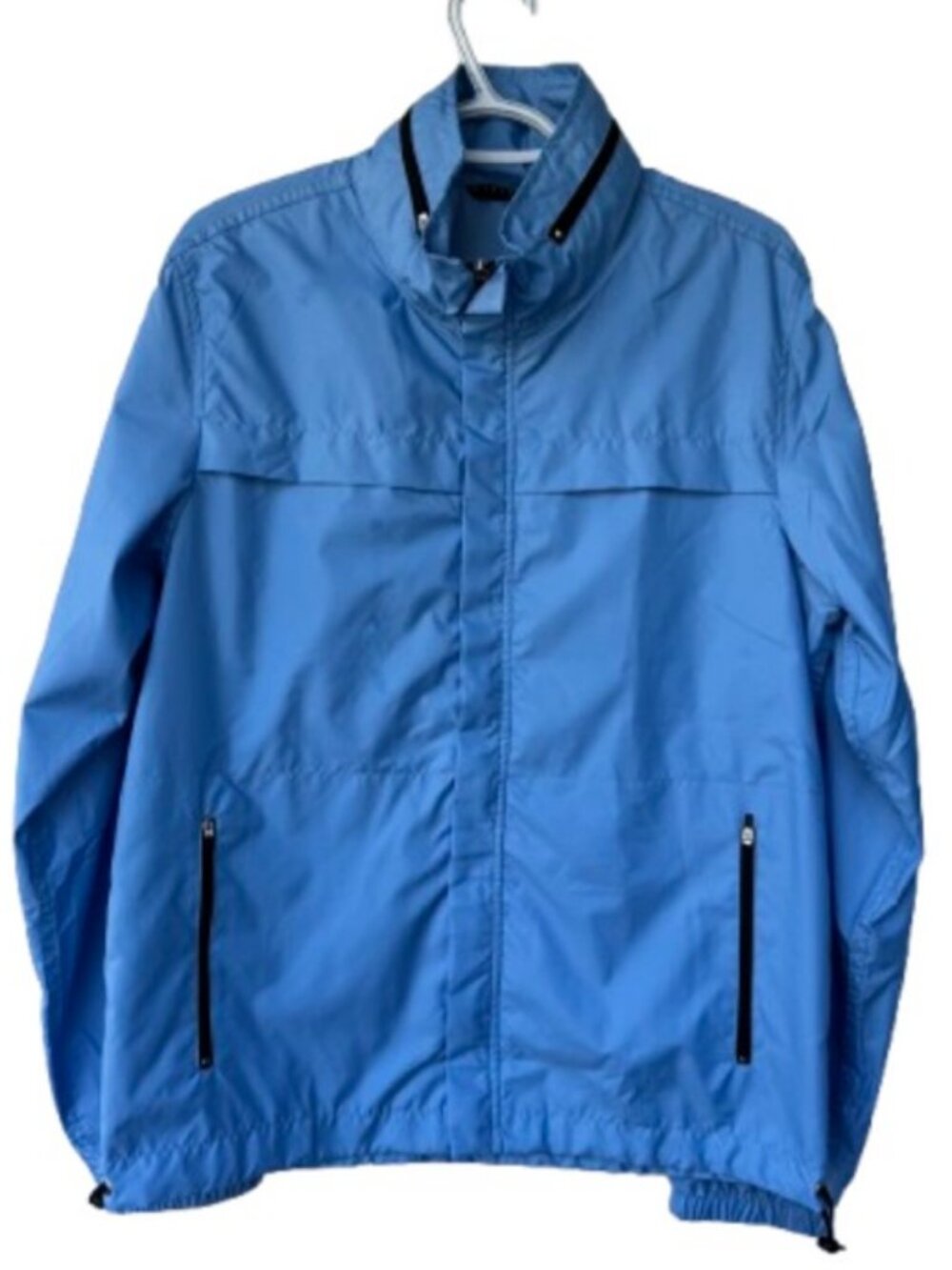 Sisley lightweight windbreaker blue men's size S